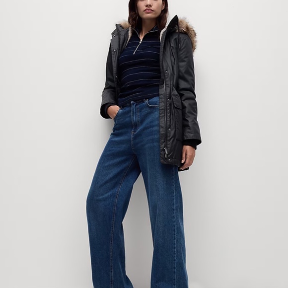 Waxed parka with fur lining and hood - Picture 3 of 7